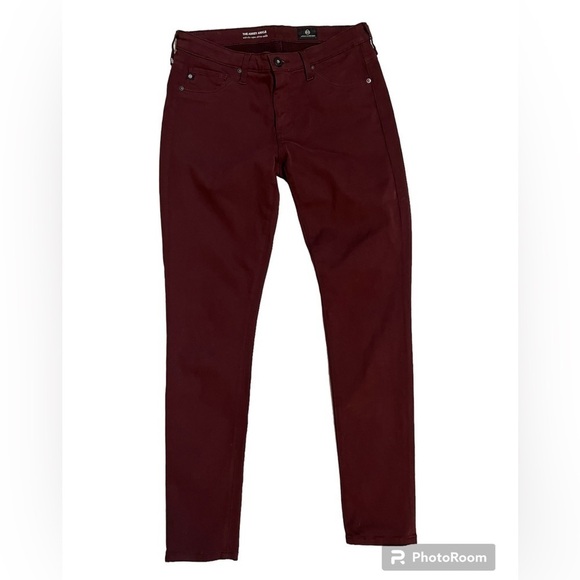 AG Adriano Goldschmied The Abbey Ankle Mid Rise Super Skinny Jeans sz 26R - Picture 2 of 11